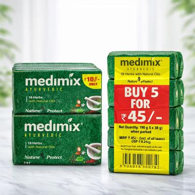 MEDIMIX AYURVEDIC SOAP BUY 5 FOR 5x38=190gm
